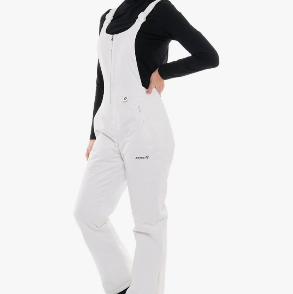 Women's White Overalls